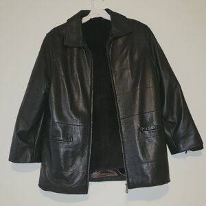 Chocolate Brown Leather Jacket
